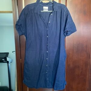 J Crew relax Linen dress